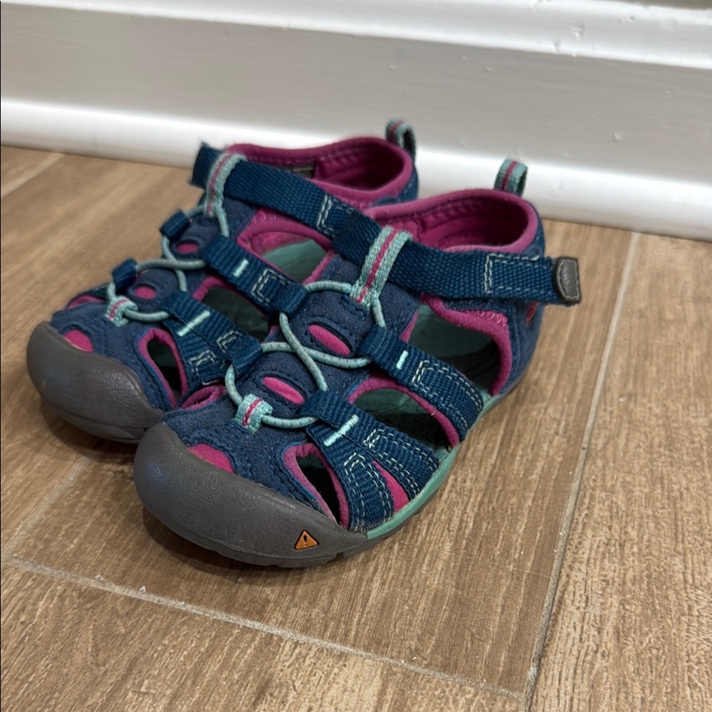 Keen Kids Sandals - Navy and Magenta